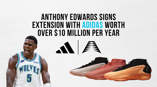 Anthony Edwards Signs Extension With Adidas Worth Over $10 Million Per Year