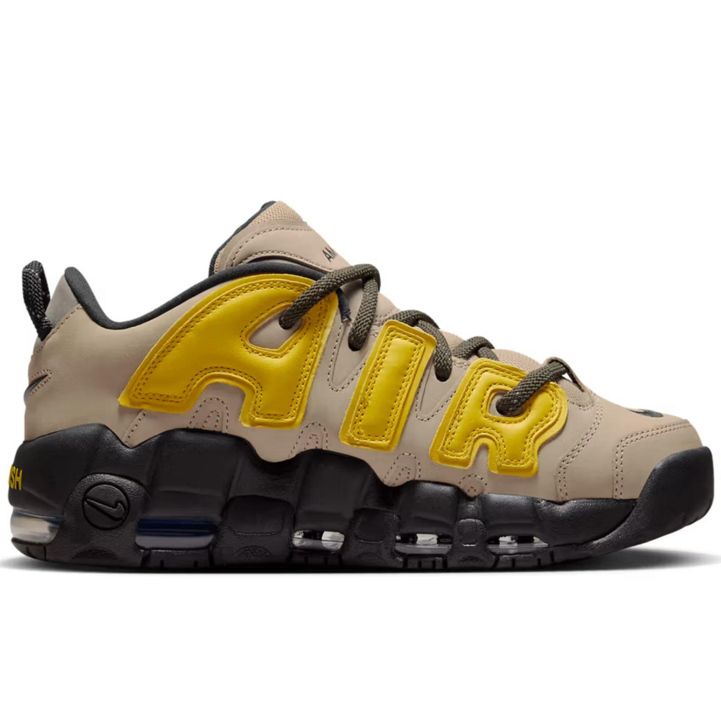 Nike Air More Uptempo Low SP Ambush, FB1299-200 Limestone/vivid Sulfur-Black