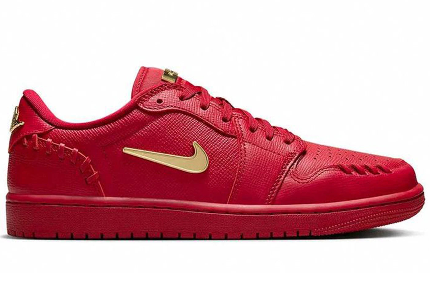 Jordan 1 Low Method of Make Gym Red Metallic Gold (Women's)