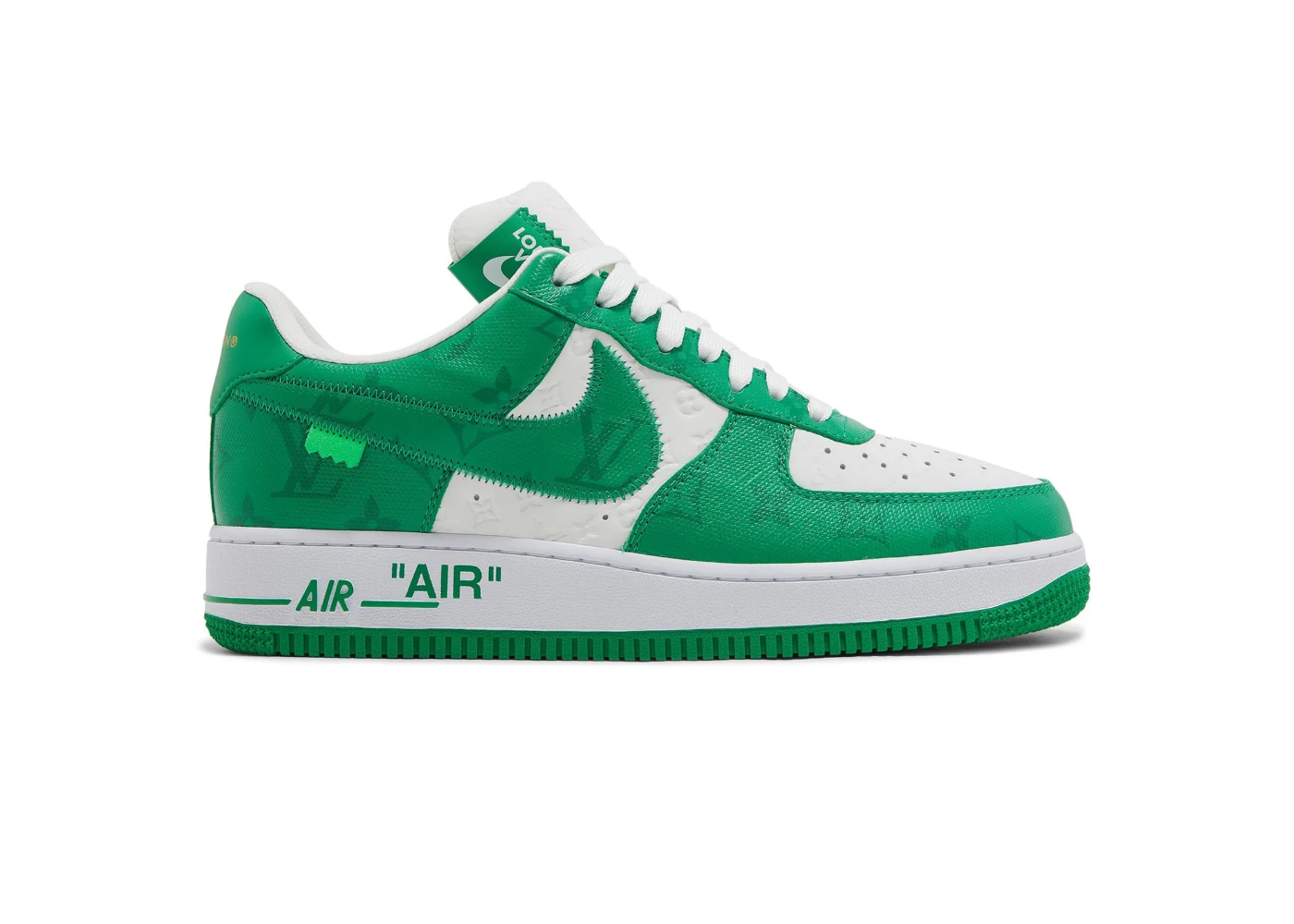 LV x Air Force 1 1A9V9Y ( White/Green, US10/UKU/44)