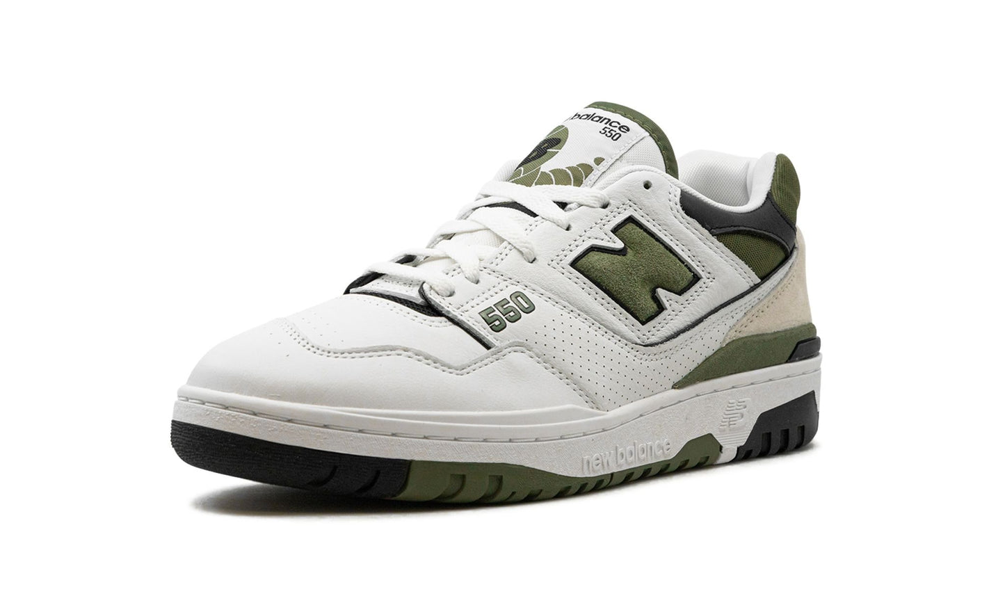 New Balance 550 White Dark Olivine