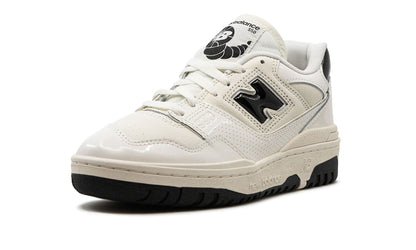 New Balance 550 Sea Salt Black Patent