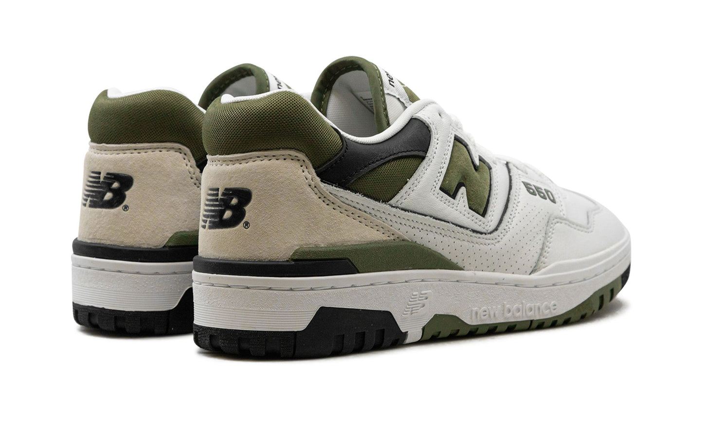 New Balance 550 White Dark Olivine