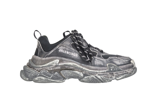 Balenciaga Triple S ( Black Faded, 42)