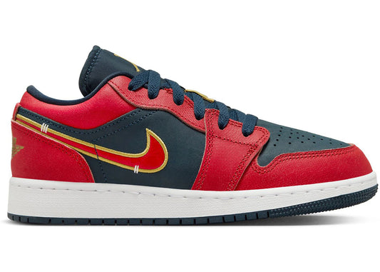 Jordan 1 Low Armory Navy Sport Red (GS)