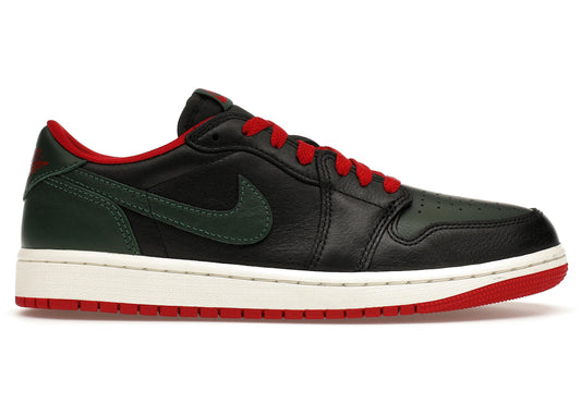 Jordan 1 Retro Low OG Gorge Green Varsity Red (Women's)