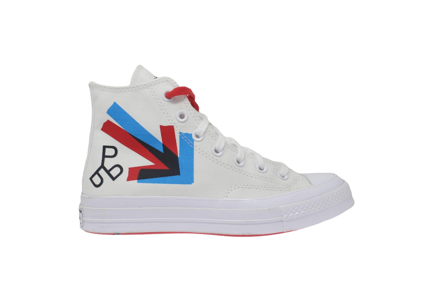 Chuck 70 Hi A03173C (White/Fiery red, US 9/ UK 8/ 42.5)