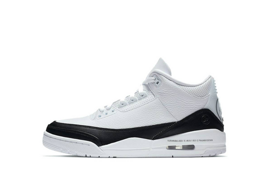 Nike Air Jordan 3 Retro Fragment, DA3595-100 ( White/White-Black, US9.5/UK8.5/43)