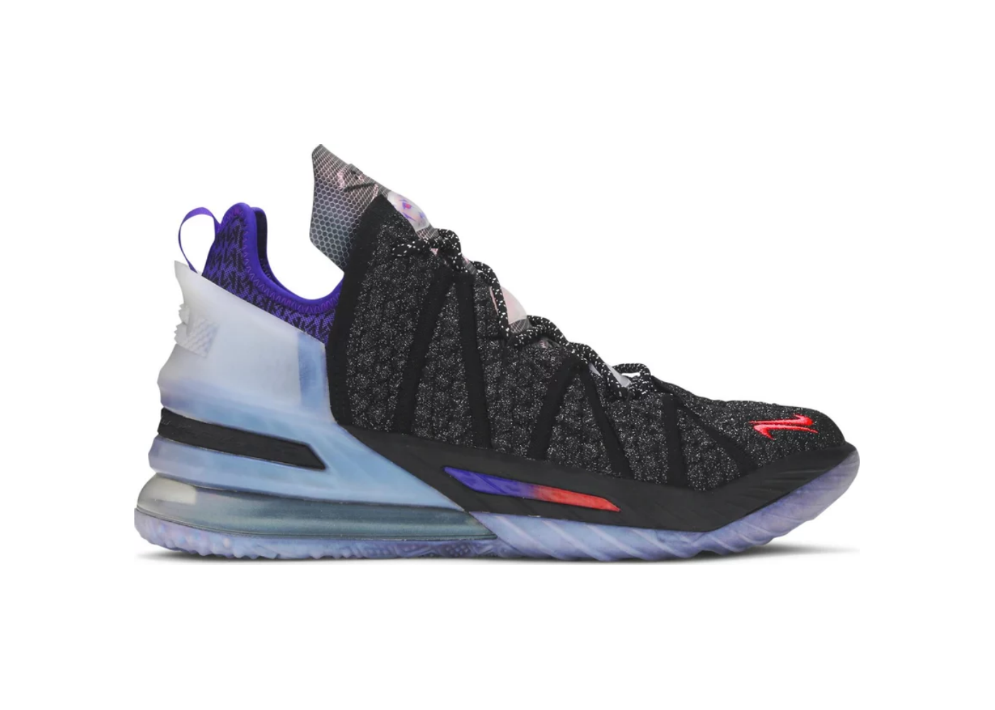 Nike LeBron XVIII 'Kylian Mbappe' DB8148-001 (Black/Bright Crimson, US 11.5/ UK 10.5/ 45.5)