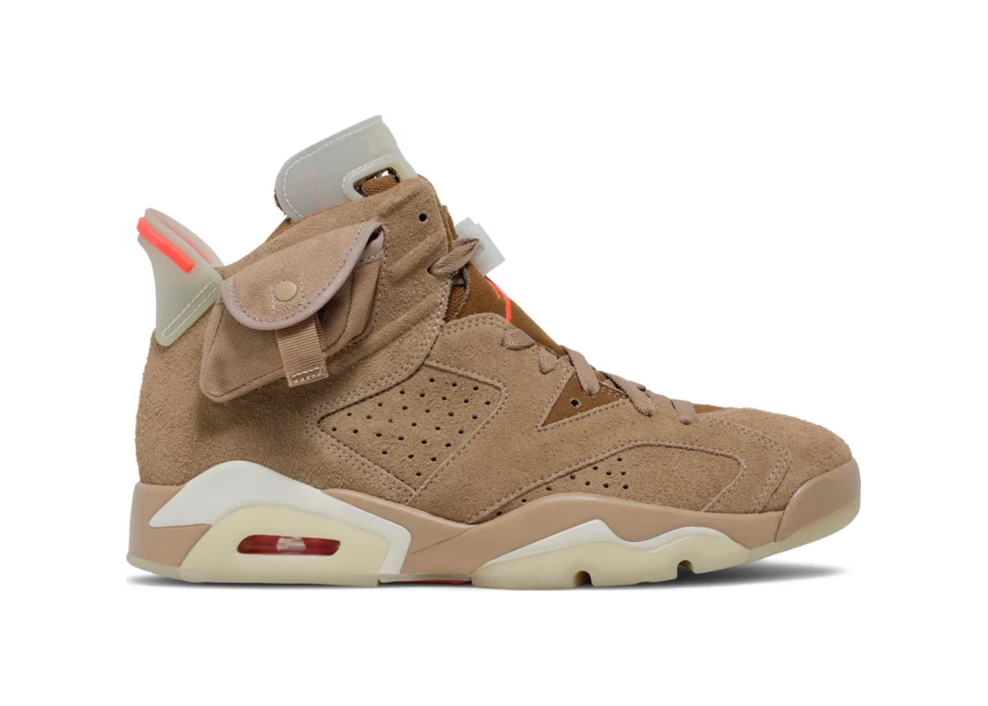 Air Jordan 6 Retro Travis Scott DH0690-200 (British Khaki, US10/UK9/44)