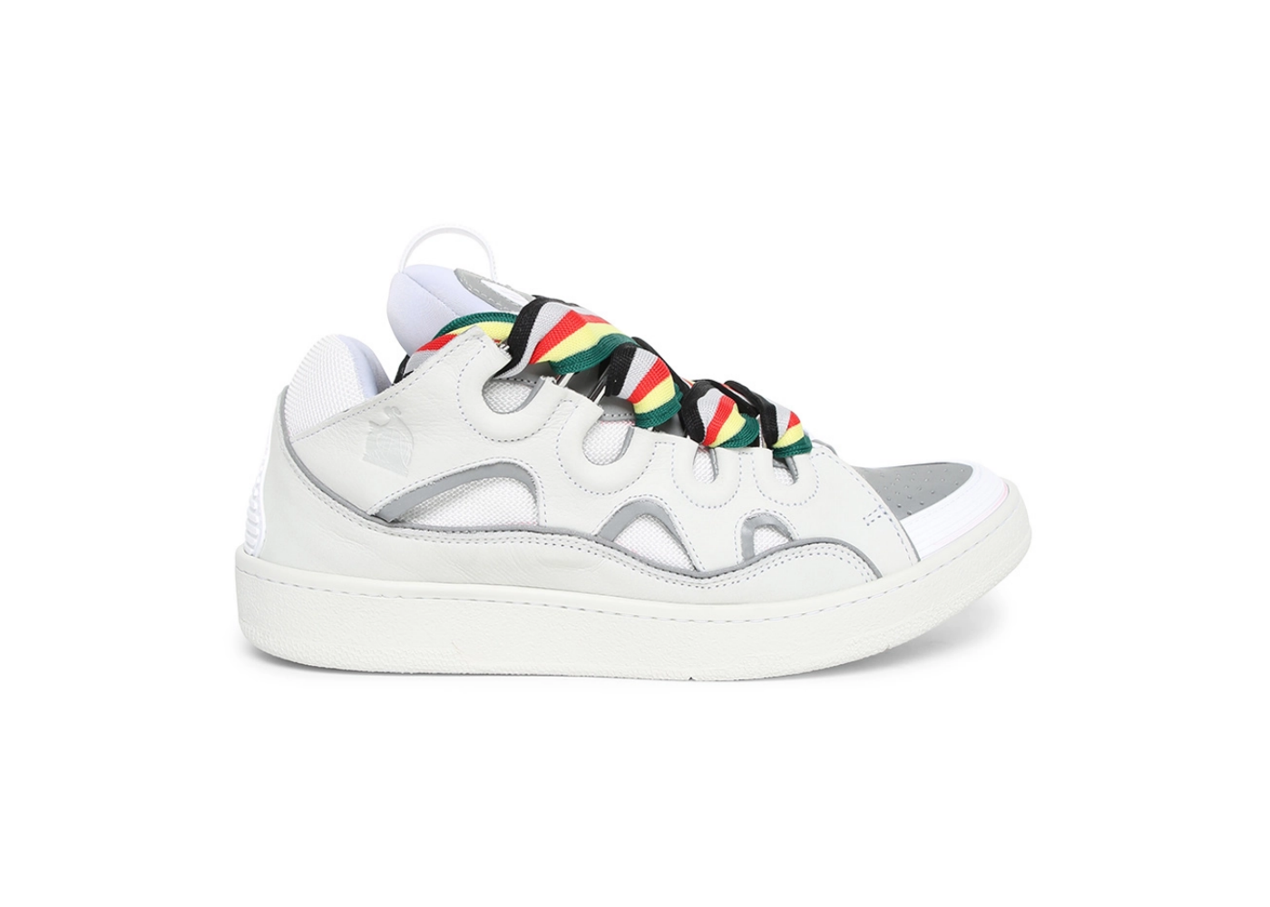 Lanvin Curb Sneakers FM SKRK11 REFL P22 ( White , 43)