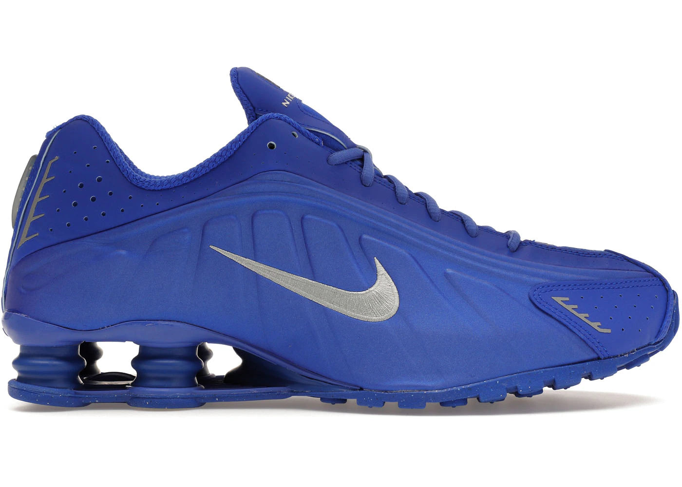 Nike Shox R4 Racer Blue Metallic Silver (Women's)