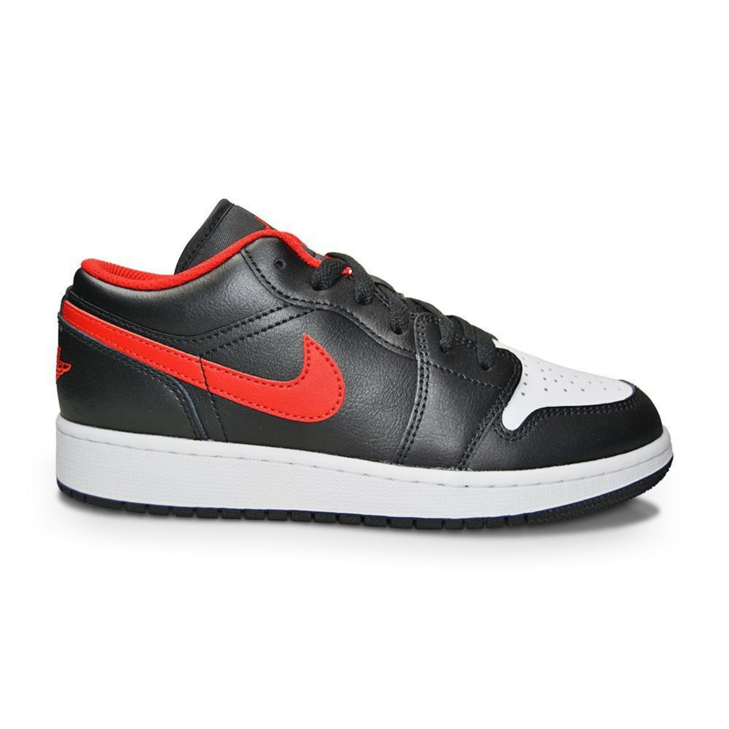 Nike Air Jordan 1 Low (GS), 553560-063 Black/Fire Red-White