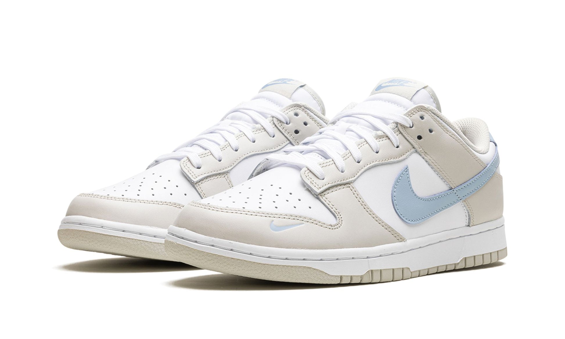 Nike Dunk Low Light Bone Armory Blue (Women's)