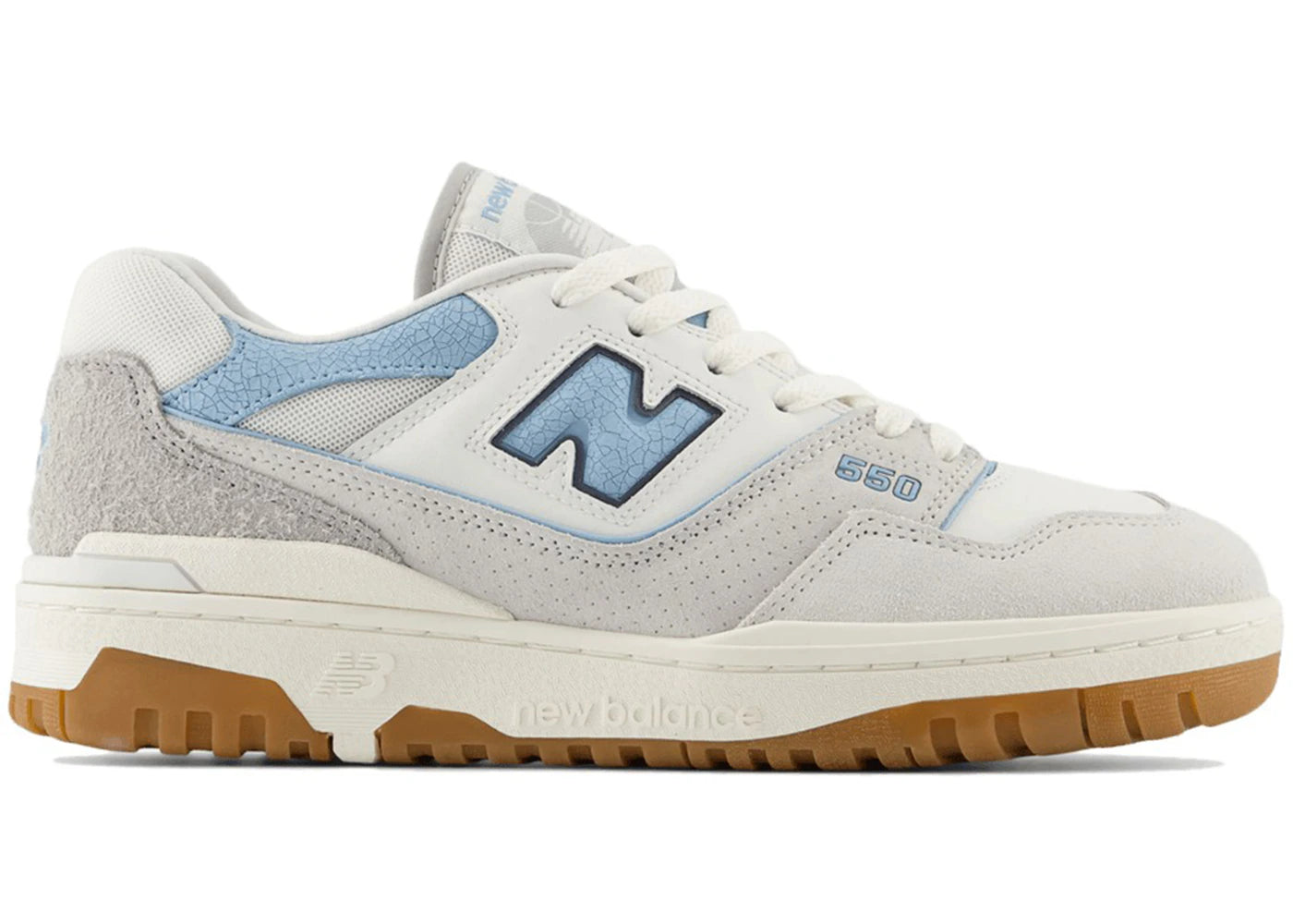 New Balance 550 White University Blue Grey Gum