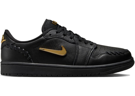 Jordan 1 Low Method of Make Black Metallic Gold (Women's)