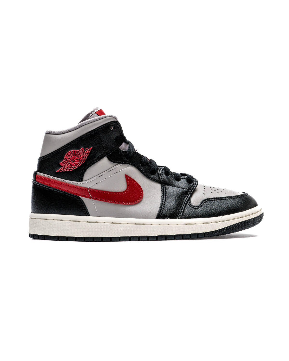 Nike W Air Jordan 1 Mid, BQ6472-060 Black/Gym-Red-College Grey