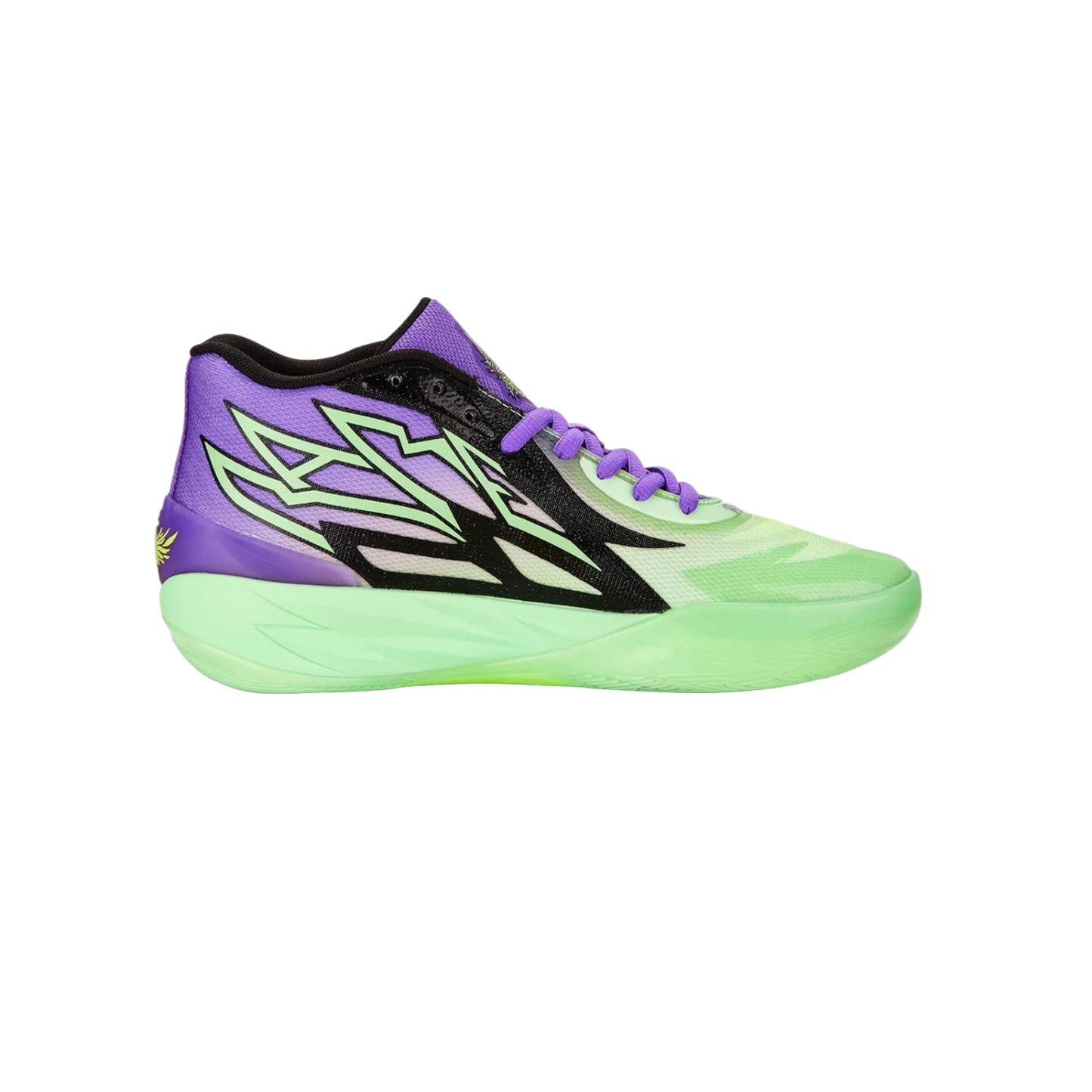 Puma LaMelo Ball MB.02 Rick & Morty Adventures, 377411-02 Safety Yellow/Elektro Green