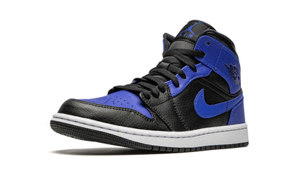 Jordan 1 Mid Hyper Royal Tumbled Leather