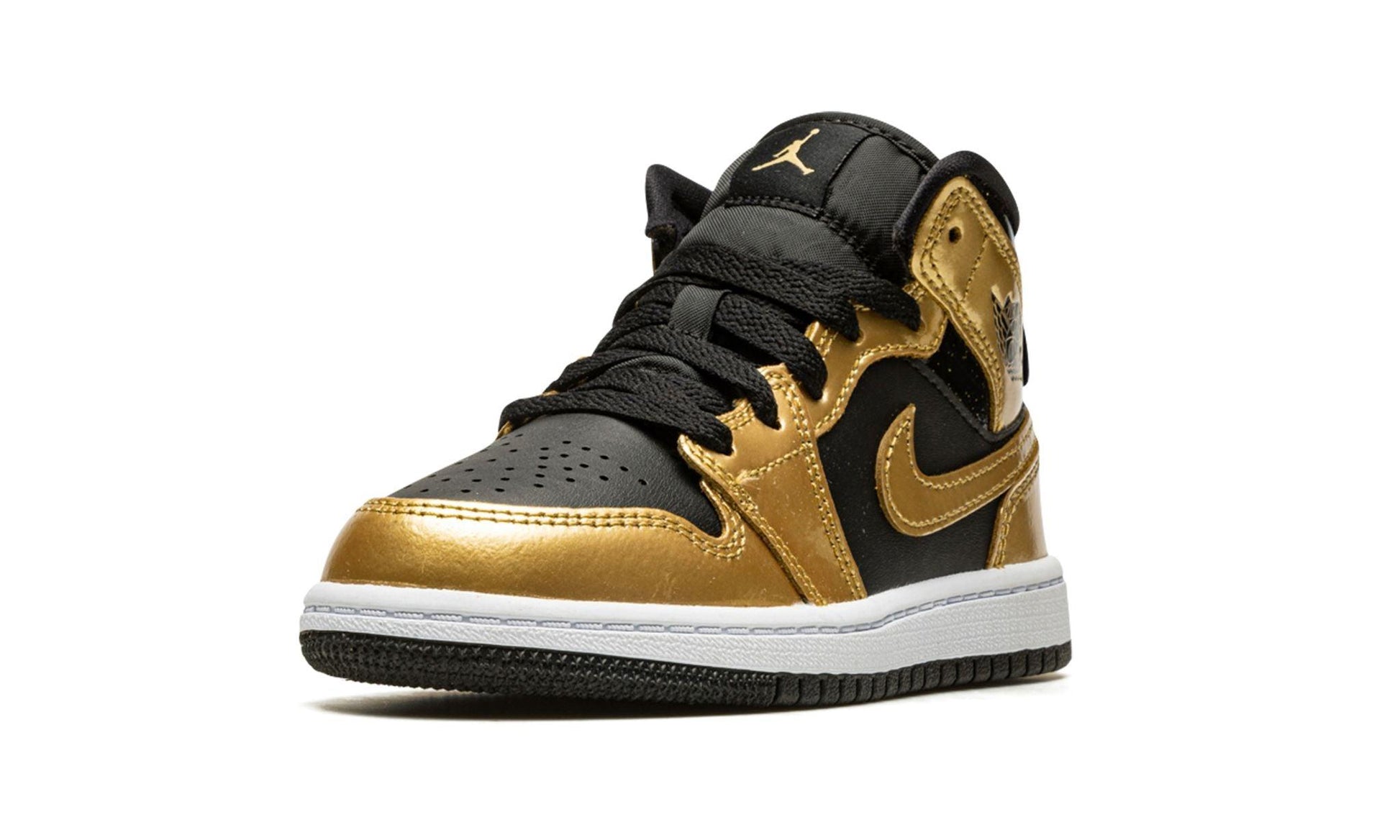 Jordan 1 Mid SE Metallic Gold Black (PS)