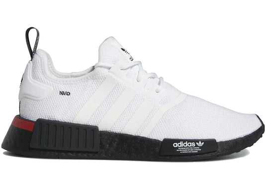 adidas NMD R1 Cloud White Core Black Scarlet