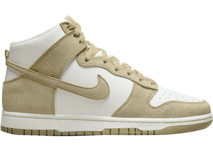 Nike Dunk High Tan Suede White