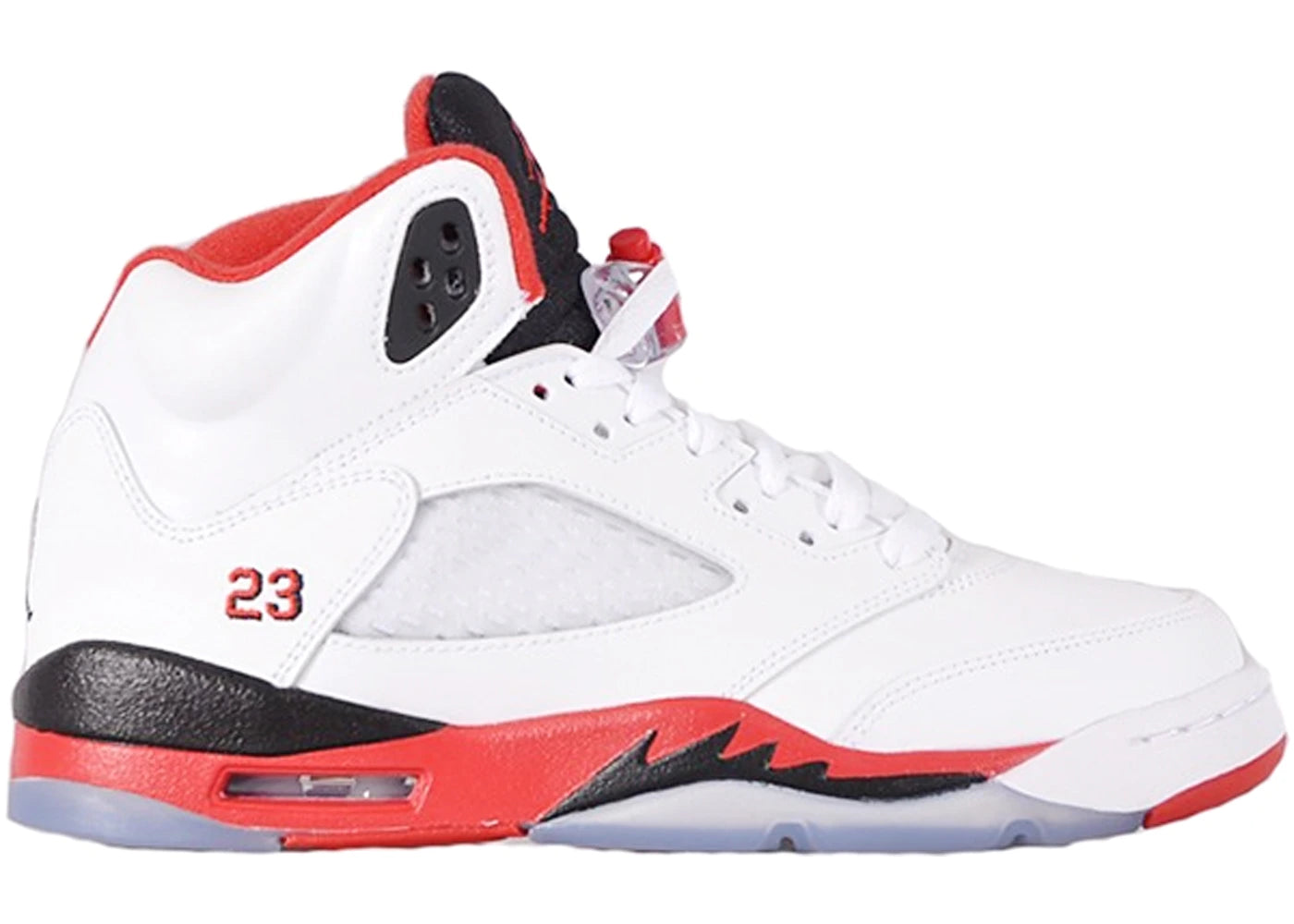 Jordan 5 Retro Fire Red Black Tongue (2013) (GS)