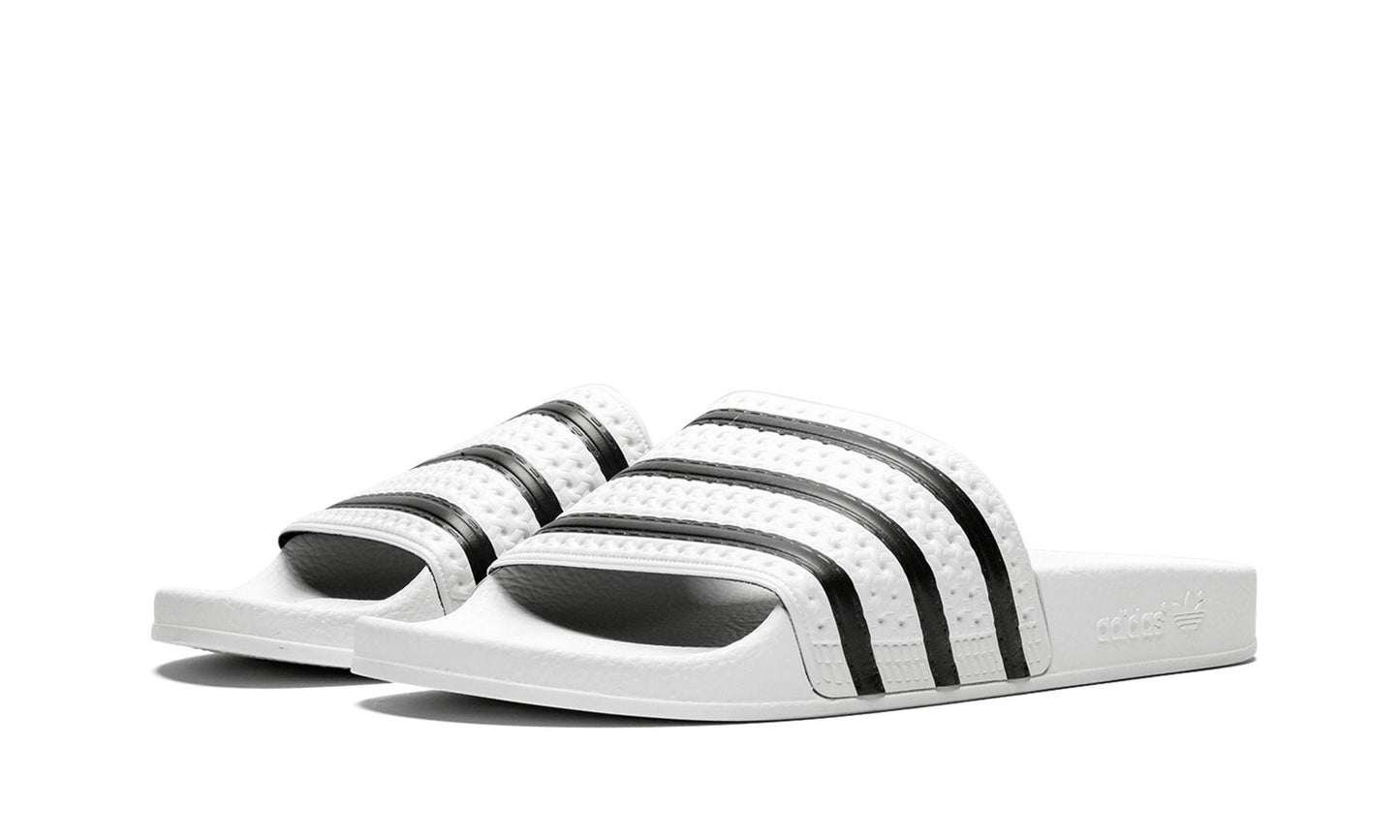 adidas Adilette White Core Black White