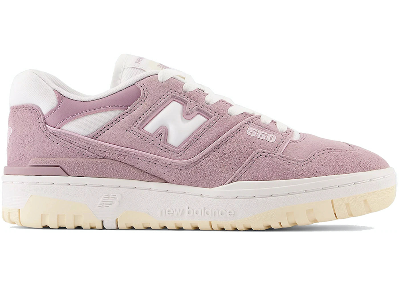 New Balance 550 Lilac Chalk Suede (Women's)