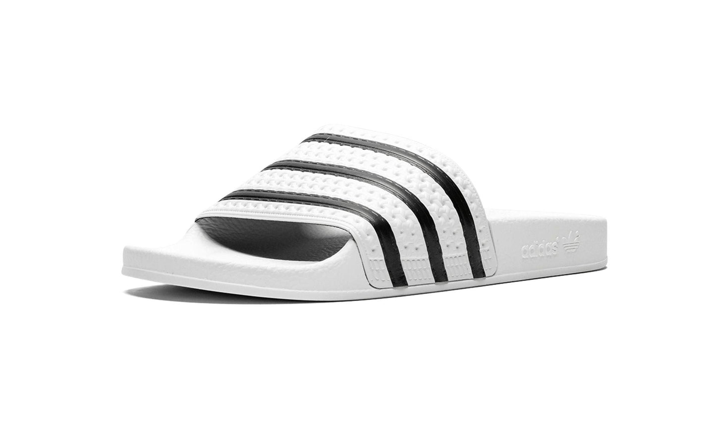 adidas Adilette White Core Black White