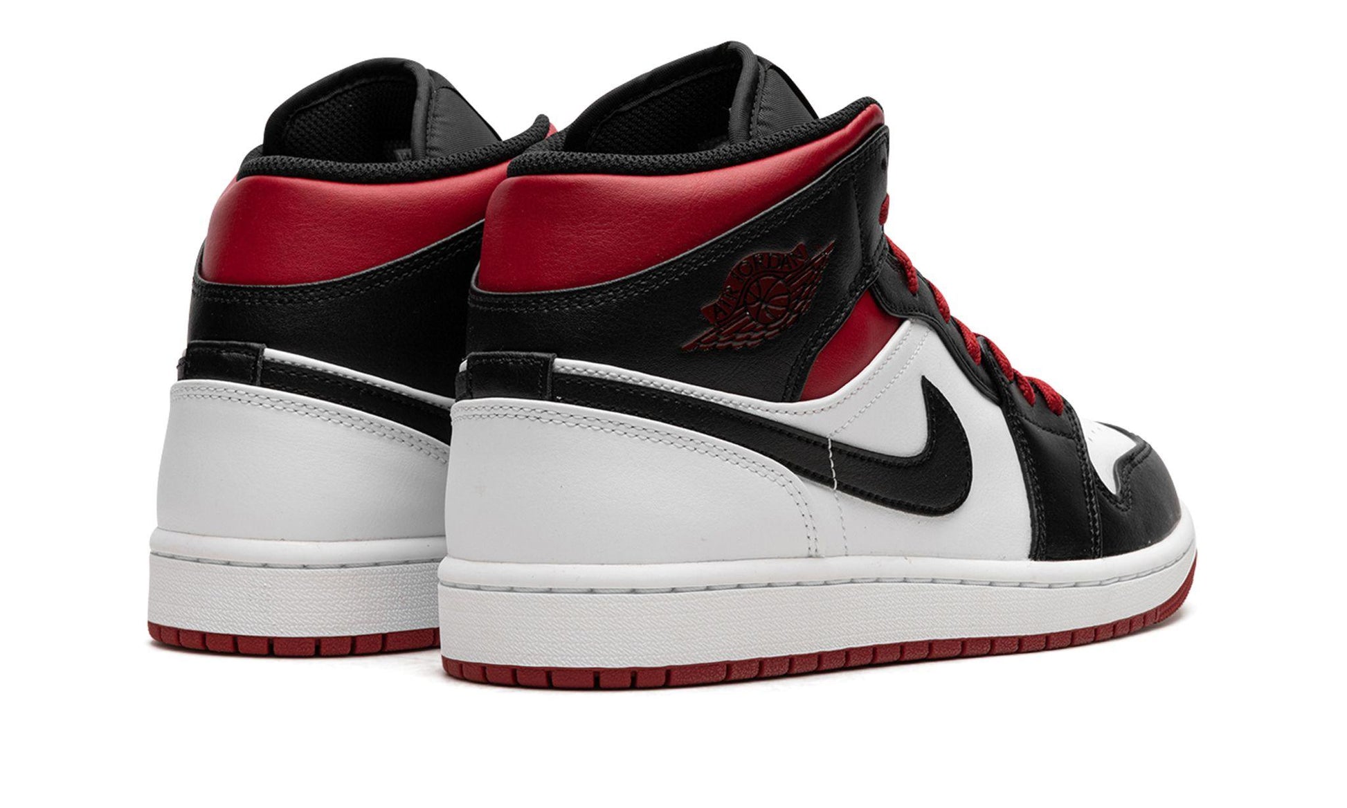 Jordan 1 Mid Gym Red Black Toe