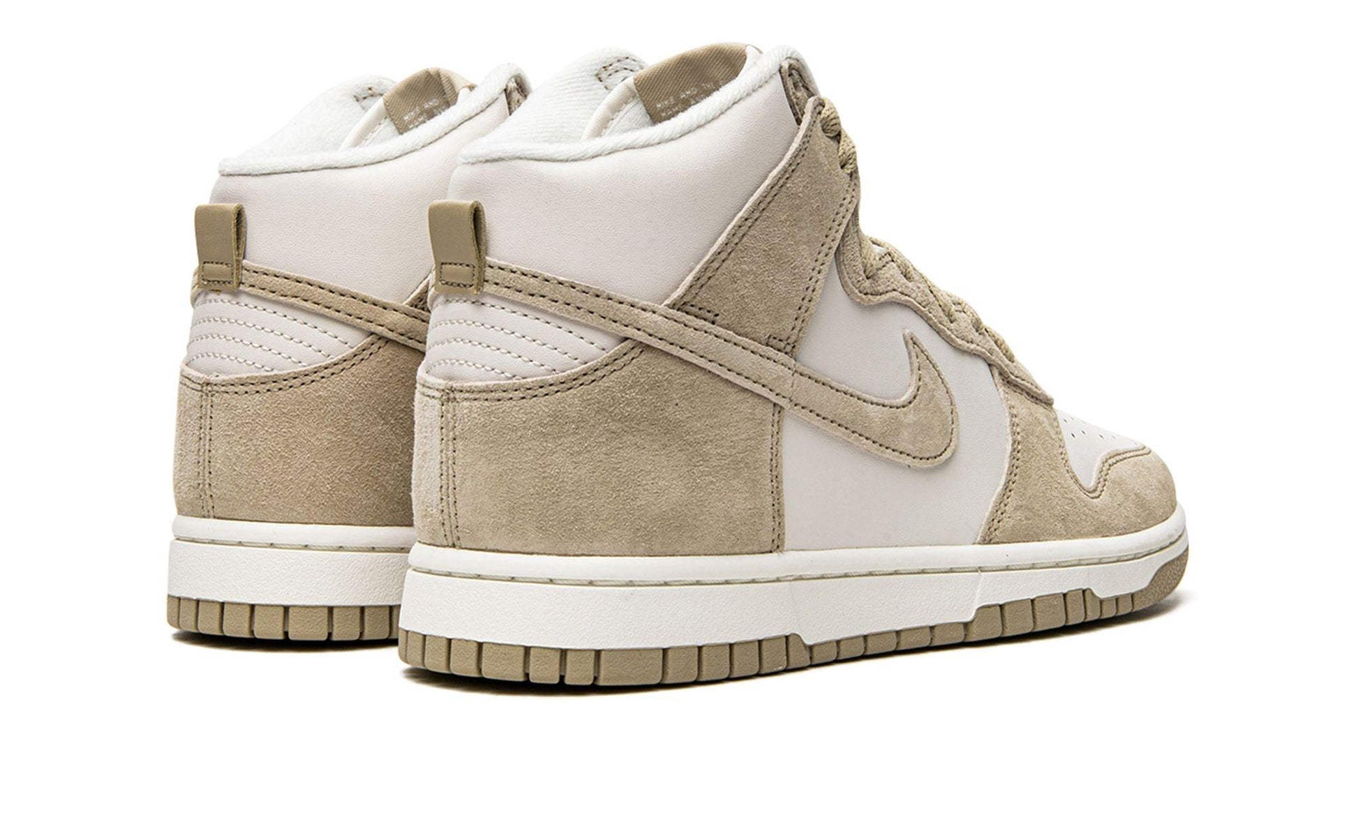 Nike Dunk High Tan Suede White