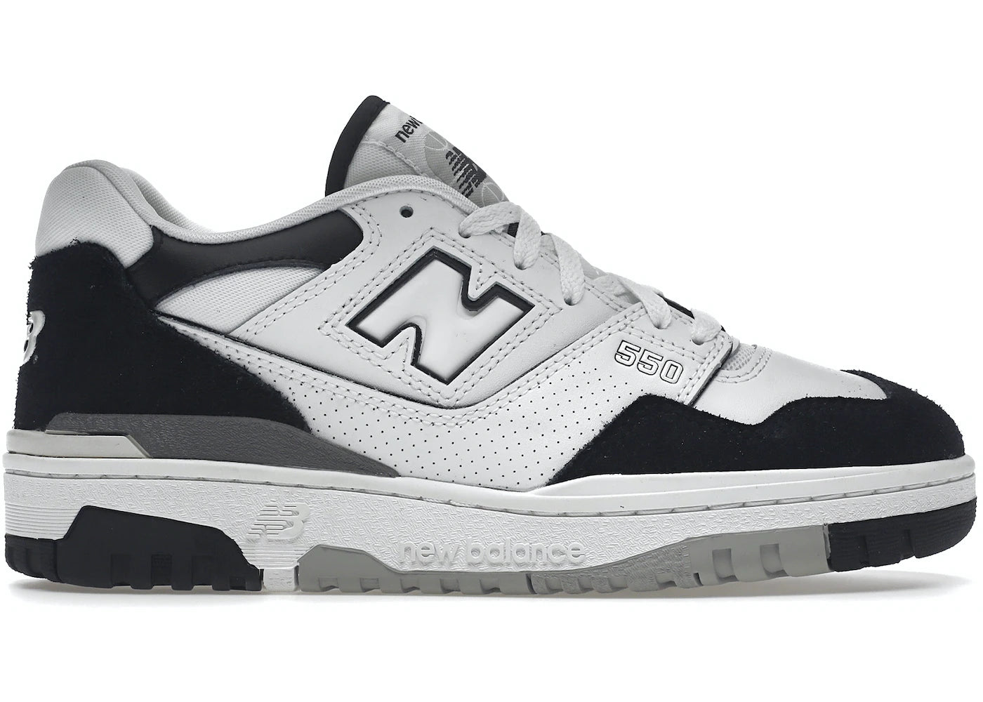 New Balance 550 White Black Rain Cloud