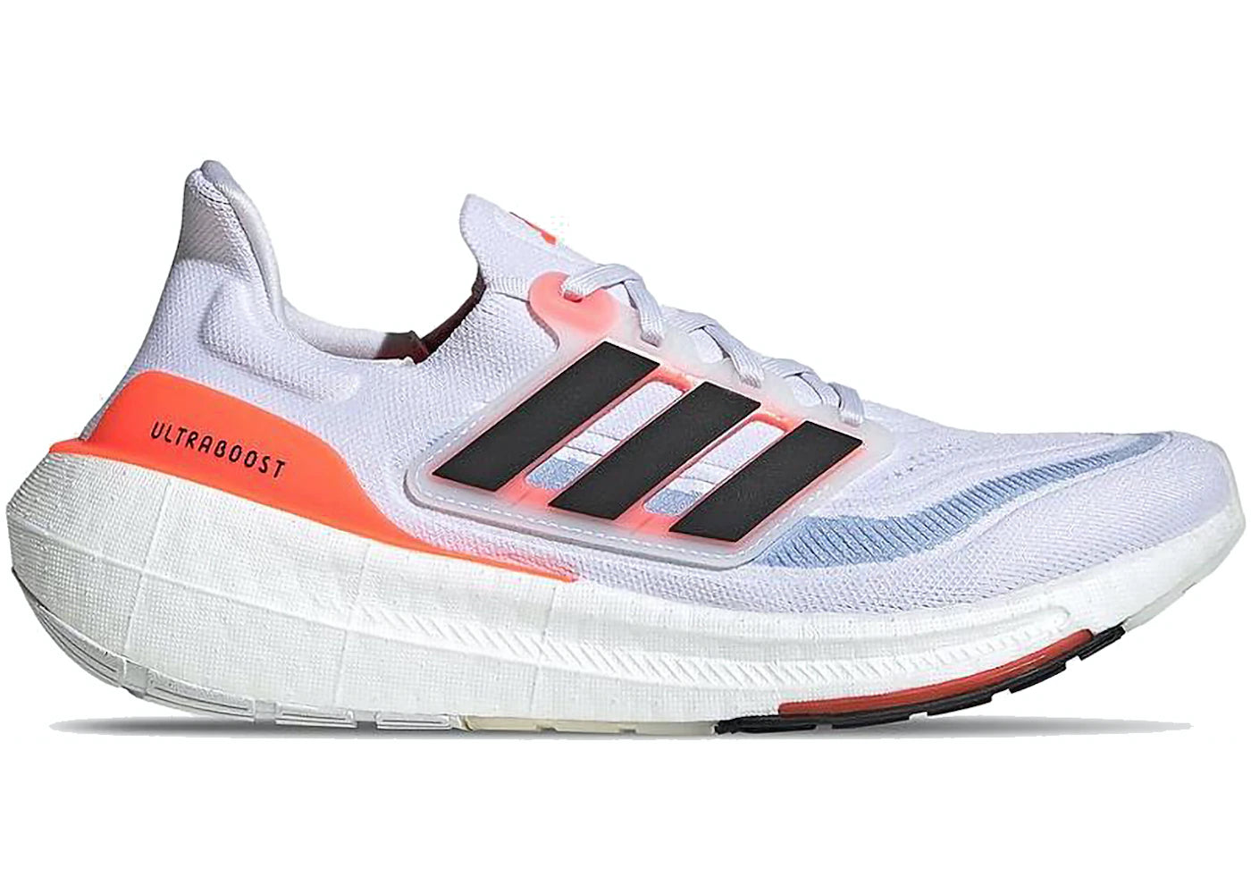 adidas Ultra Boost Light White Black Solar Red