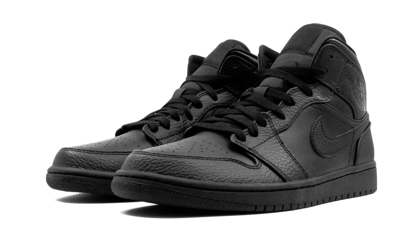 Jordan 1 Mid Triple Black