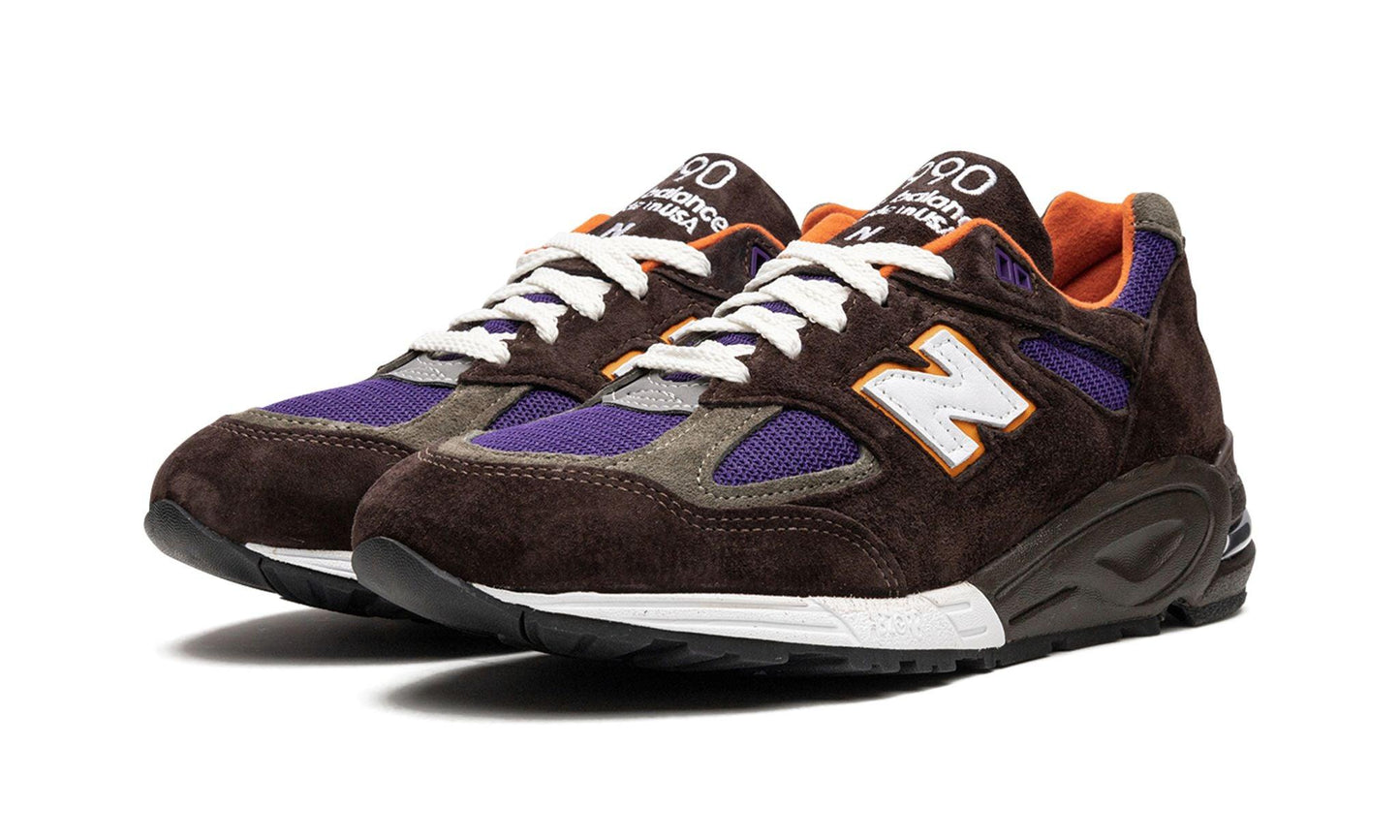 New Balance 990v2 MiUSA Brown Purple