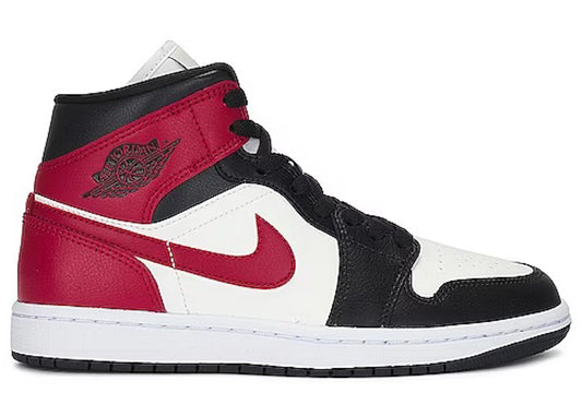 Jordan 1 Mid Gym Red Off Noir (Women's)