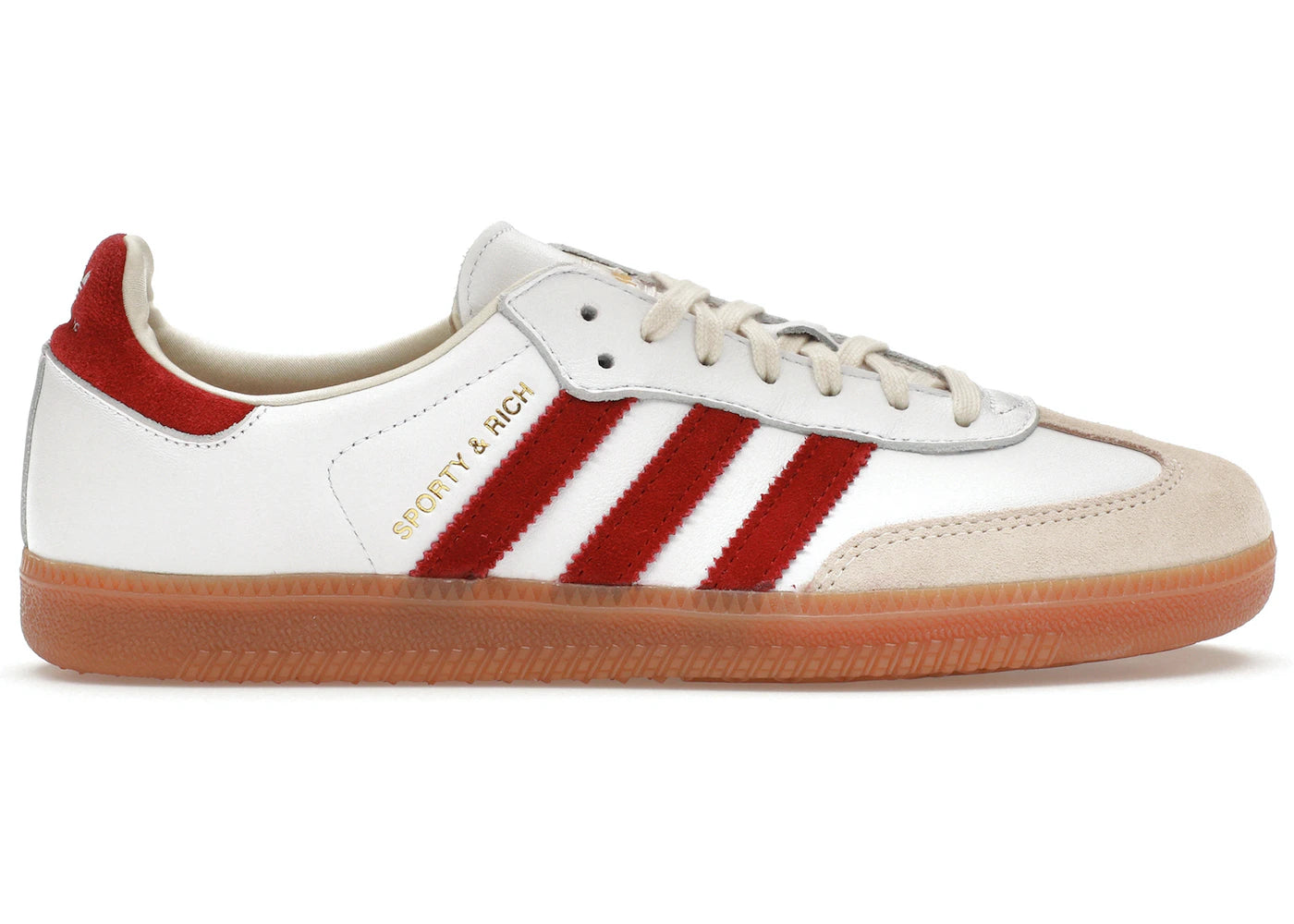 adidas Samba Sporty & Rich White Collegiate Burgundy