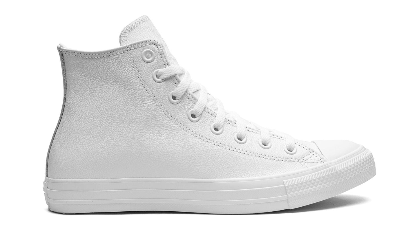 Converse Chuck Taylor All-Star Leather Hi White Monochrome