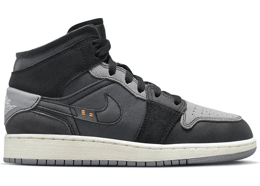 Jordan 1 Mid Craft Inside Out Black (GS)