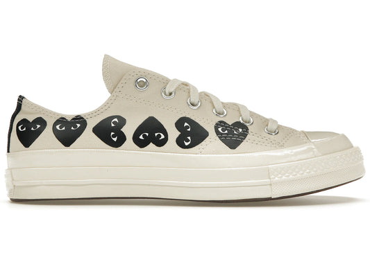 Converse Chuck Taylor All Star 70 Ox Comme des Garcons PLAY Multi-Heart Milk