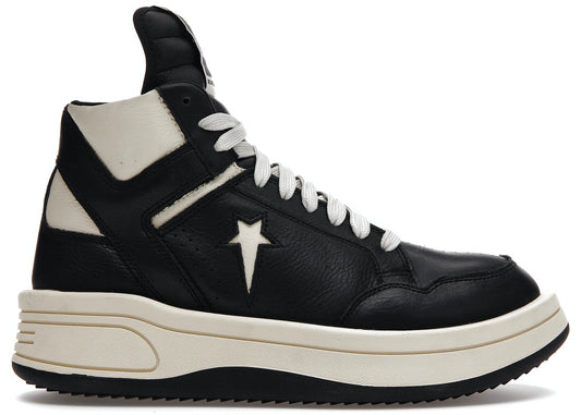 Converse TURBOWPN Mid Rick Owens DRKSHDW Black Cloud Cream