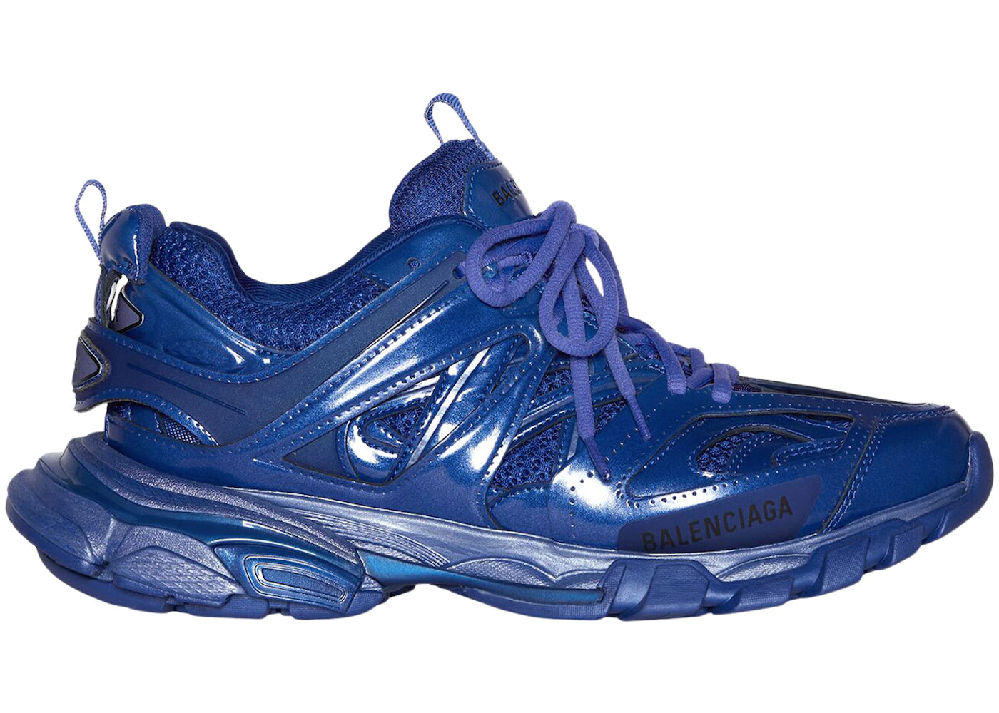 Balenciaga Track Metallic Indigo