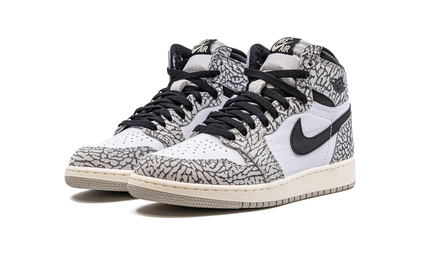 Jordan 1 Retro High OG White Cement (GS)