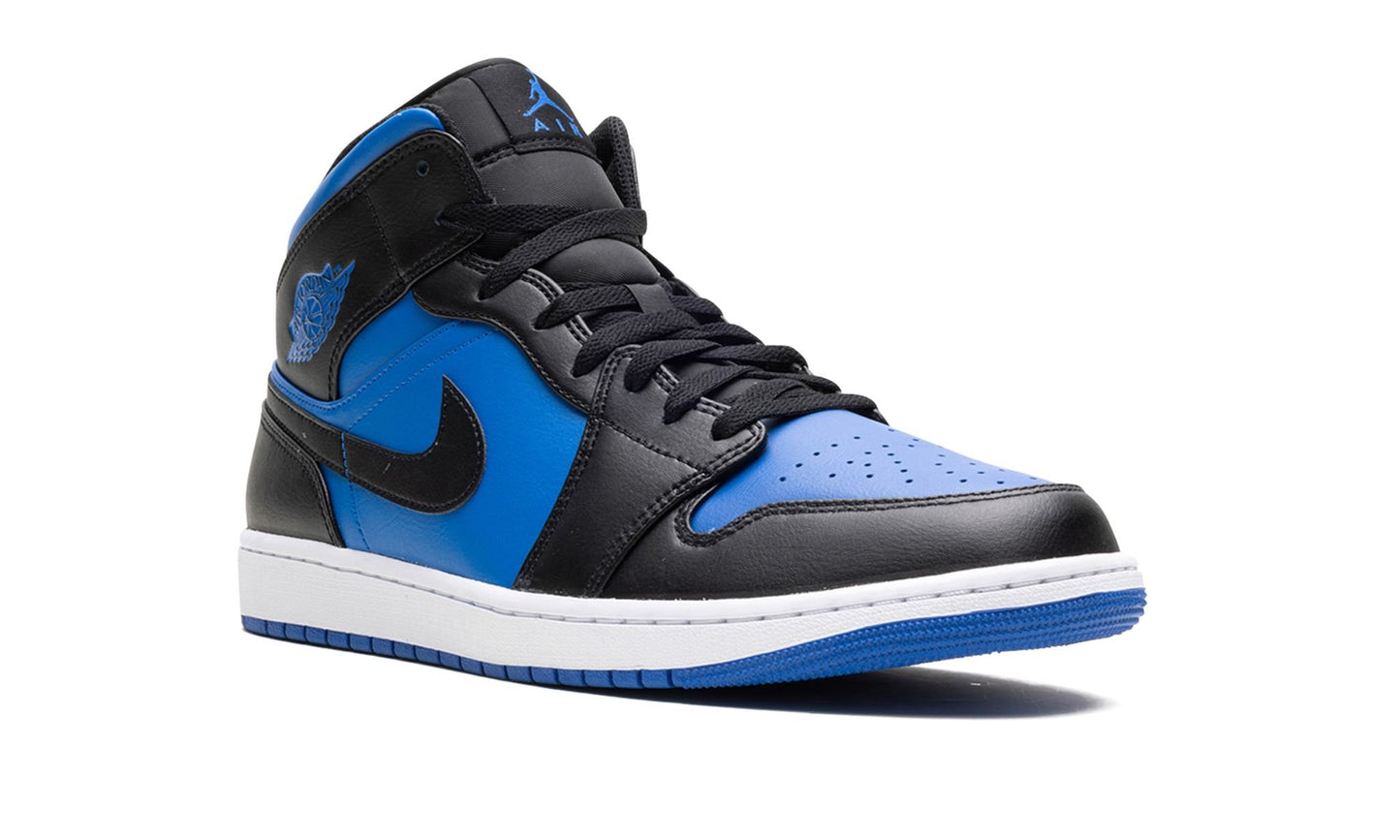 Jordan 1 Mid Black Royal Metallic