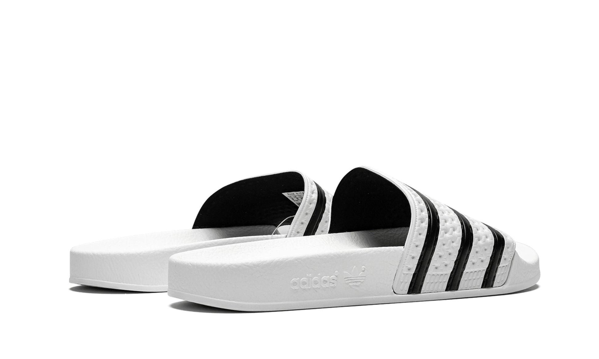 adidas Adilette White Core Black White