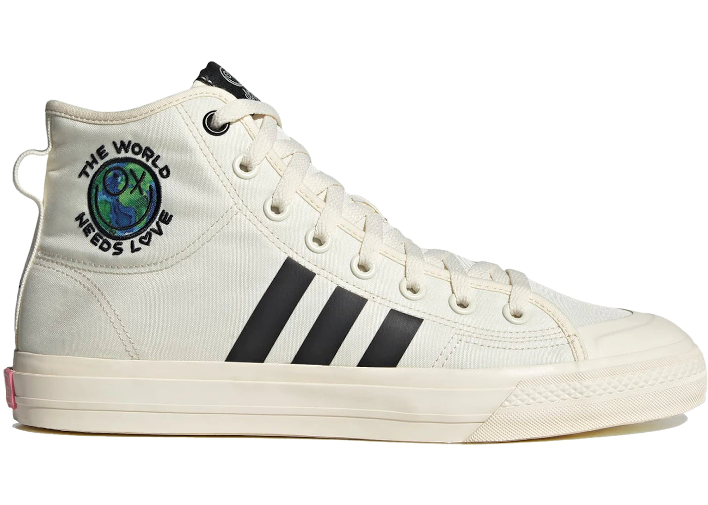 adidas Nizza Hi RF André Saraiva The World Needs Love Cream