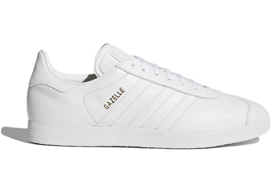 adidas Gazelle White/White-Gold Metallic