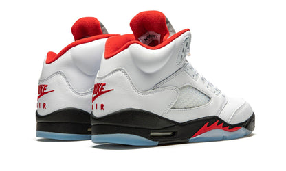 Jordan 5 Retro Fire Red Silver Tongue (2020) (GS)