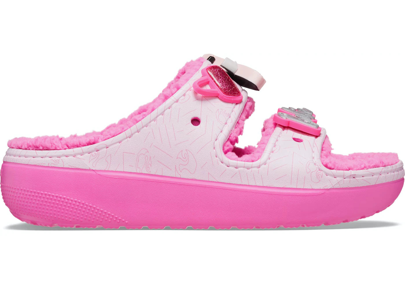 Crocs Classic Cozzzy Sandal Barbie Electric Pink